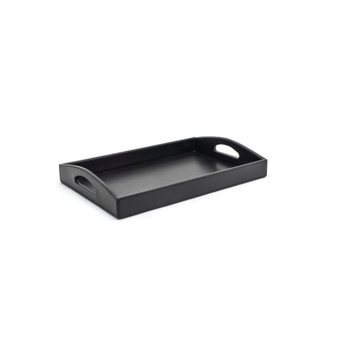London Room Tray Handled, Black